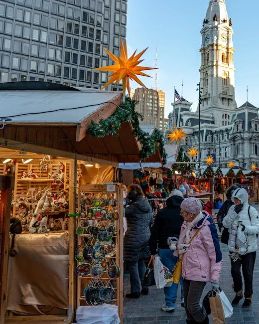 Christmas Village in Philadelphia